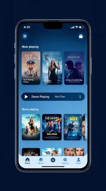 东流影院 App 界面预览